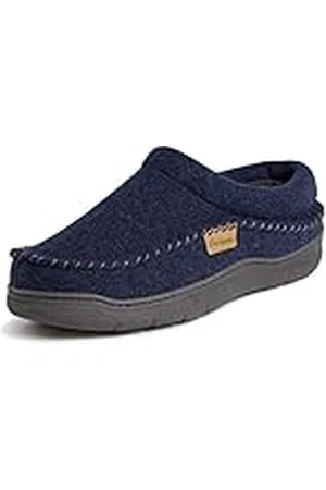 Dearfoams Thompson - Pantuflas tipo zuecos de espuma viscoelástica para hombre, , 44/45 EU