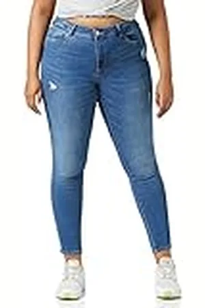 ONLY Onlwauw Life Mid Skinny Bj114-3 Vaqueros, , 30 Medium para Mujer