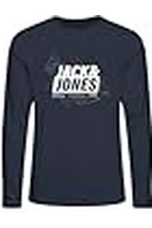 JACK & JONES Jcomap Logo tee LS Crew Neck Mni Camiseta de Manga Larga, , 116 cm para Niños