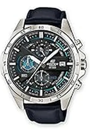 Casio Reloj Cronógrafo para Hombre de Cuarzo con Correa en Cuero EFR-556L-1AVUEF