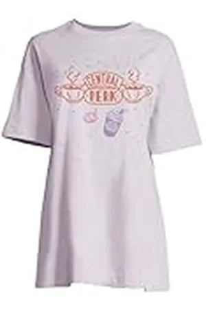 Cotton Division Wofrienbt010 Camisón, Lila, S para Mujer