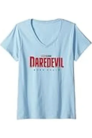 Daredevil Mujer Born Again Red Logo Camiseta Cuello V