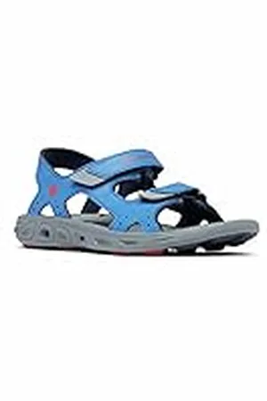 Columbia Youth Techsun Vent, Sandalias de Senderismo Niños, Azul (Gris Stormy Blue, Mountains Red 426), 38 EU
