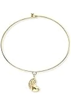Engelsrufer ERB-WINGHEART-G - Pulsera de plata de ley con colgante de corazón de alas en color dorado, longitud: 18,5 cm, Eine Grösse, Plata, Circonita cúbica