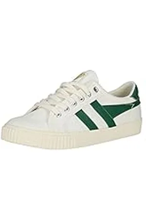 Gola Tennis Mark Cox, Zapatillas, Blanco (Off White/dk.Green Wn), 36 EU