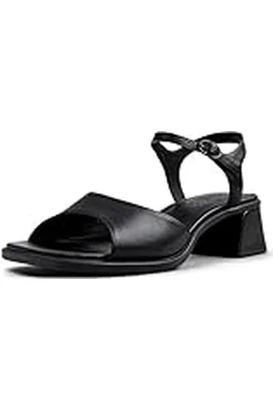 Camper Kora Sandal K201734, Sandalia de 2 correas, Mujer, Negro, 41 EU