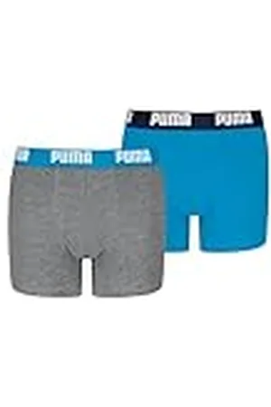 PUMA Boys Everyday Basic Boxers Boxer, , 122-128 (Pack de 2) para Niños
