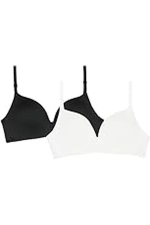 Dim Pack Sujetadores con copas y forma triangular para Niñas x2, , 75B