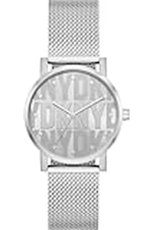 DKNY Reloj Analógico para Mujer de Cuarzo con Correa en Acero Inoxidable NY6693