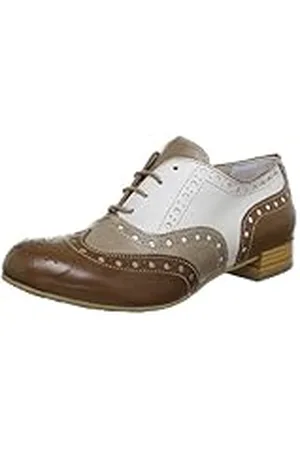 Accatino 850167 - Zapatos de Cordones de Cuero para Mujer, Color Multicolor, Talla 41