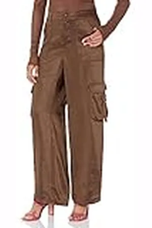 THE DROP Pantalón para Mujer, Jessenia Cargo con Brillo, , L