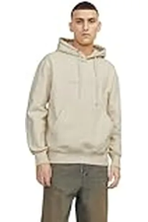 JACK & JONES Jorfrederiksberg Sudadera con Capucha Sn, Blanco Envejecido, XXL para Hombre