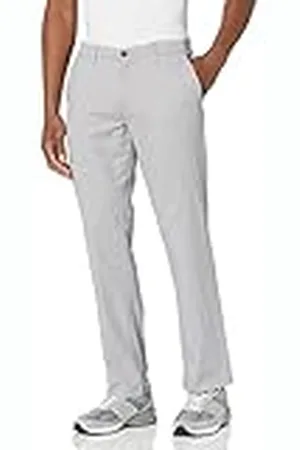 Amazon Pantalón chino elástico de corte recto y estilo informal Hombre, , 36W / 29L