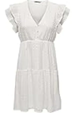 ONLY Onlhelena Lace Capsl Dress Wvn Noos Vestido de Verano, , XL para Mujer