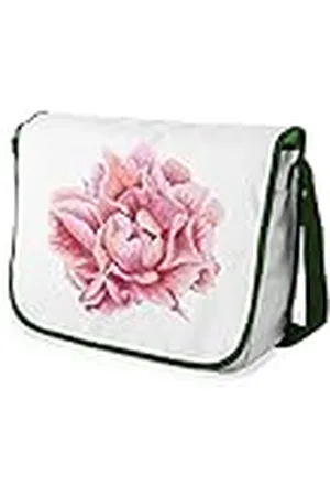 Le Jardin du Lin Bolsas de mensajero con estampado digital con correas de color caqui para niñas y niños, regreso a la escuela, bolsas de mensajero para estudiantes, bolsos de hombro, tamaño: 29 x 36
