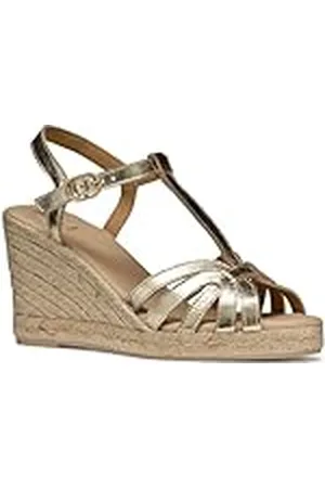 Geox D GELSA A, Sandalia de cuña Mujer, , 35 EU