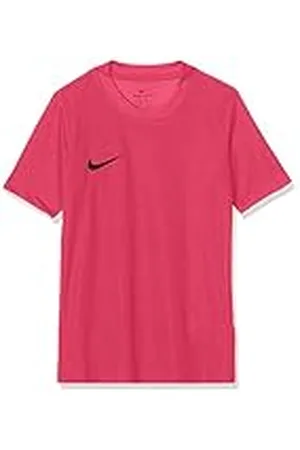Nike SS YTH Park Vi JSY Camiseta de Manga Corta, Niños, Rosa (Vivid Pink/Negro), L