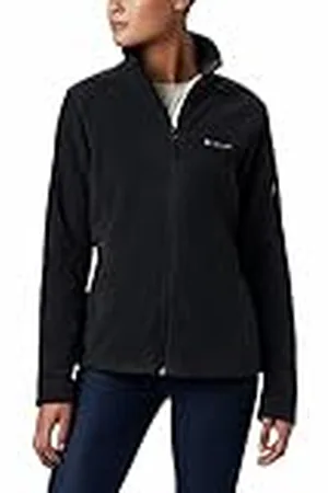 Columbia Fast Trek II Jacket - Forro Polar para Mujer, Color Negro, Talla S