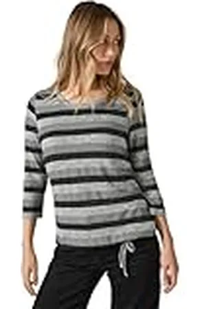 CECIL B321892 Camiseta EOS_Melange Stripe Mix, , M Mujeres
