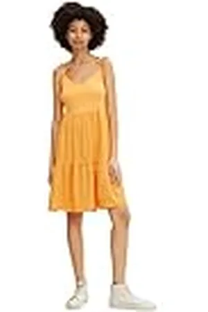 TOM TAILOR Señoras Mini vestido con volantes 1031753, , XS
