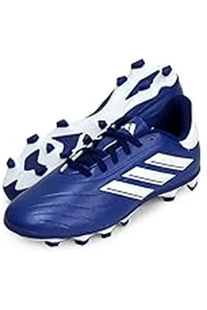 adidas Copa Pure 2.4 FxG J, Football Shoes (Firm Ground), Lucid Blue/FTWR White/Solar Red, 36 2/3 EU