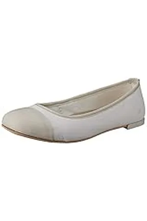 Art Lens, Sandalias Planas Mujer, White-Cream, 42 EU