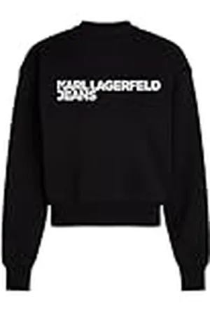 Karl Lagerfeld Para Mujer, Sudadera Regular con el Logotipo Essential, , Talla Mediana