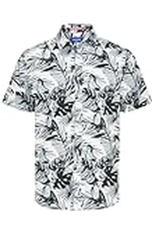 JACK&JONES JUNIOR Jorjoshua Aruba AOP Shirt SS Jnr Camisa de Manga Corta, , 140 para Niños