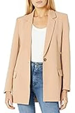 THE DROP Blake Blazer Largo para Mujer, , XL