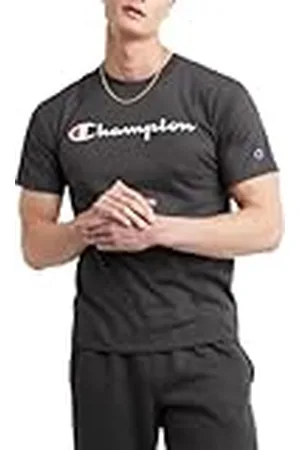 Champion Camiseta clásica con gráfico de Jersey, Granito Jaspeado, XL para Hombre