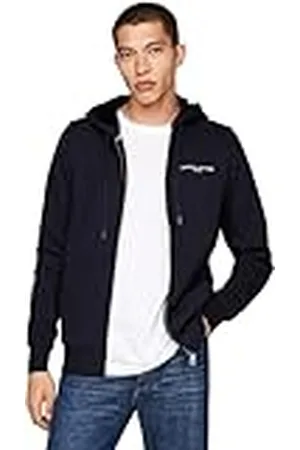 Tommy Hilfiger Hoodie con Cremallera Hombre Logo Fur Lined con Bolsillos, , 3XL