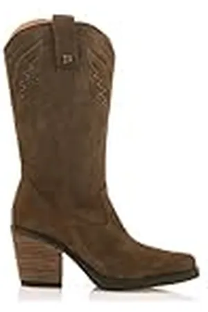 MTNG Botas de tacón Mujer Botas de tacón Tijuana 54118 Mujer | De Piel, con Interior Piel y Punta Redonda | Botas de tacón Casual | Cierre con Cremallera | 59416 | Cuero_242