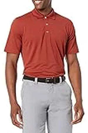 Amazon Polo de Golf de Secado Rápido de Ajuste Normal - colores interrumpidos Hombre, , XS