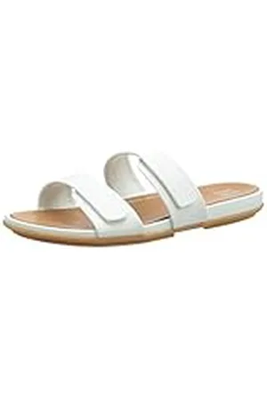FitFlop Gracie Two Bar Slides, Sandalias Planas Mujer, , 38 EU