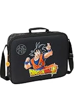 Safta M385 622522385, Dragon Ball Combat-Cartera Extraescolares, Maletín Portatodo, Bandolera, Cómoda y Versátil, Calidad y Resistencia, 38x6x28 cm, Color Unisex niños, , M