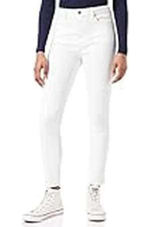 Tommy Hilfiger Harlem U Skinny HW CW Jeans, Ecru, 24W / 30L para Mujer