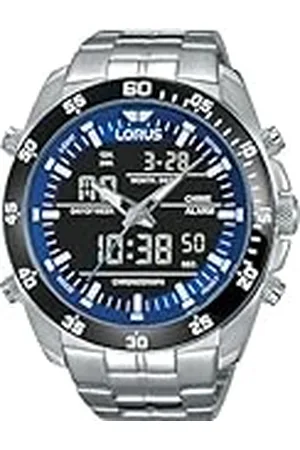 Lorus Reloj Analógico-Digital para Hombre de Cuarzo con Correa en Metal RW629AX5