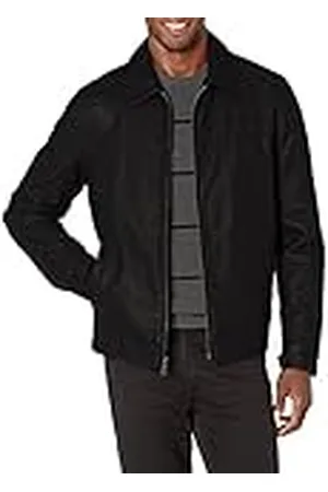 Tommy Hilfiger Chaqueta clásica de piel sintética para hombre, , Medium
