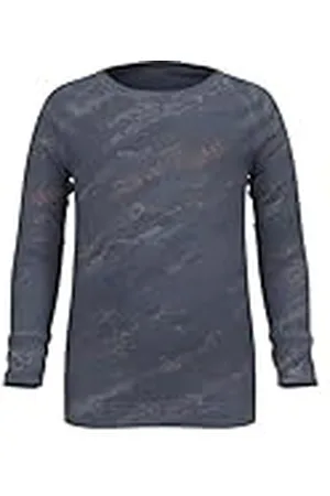 Odlo Ninos Camiseta de manga larga de ropa interior funcional ACTIVE WARM ECO KIDS GLACIER PRINT (small)