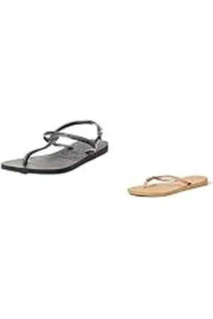 Havaianas Twist, Sandalias para Mujer, Negro, 37/38 EU Slim, Chanclas Mujer, Pink Gold, 37/38 EU