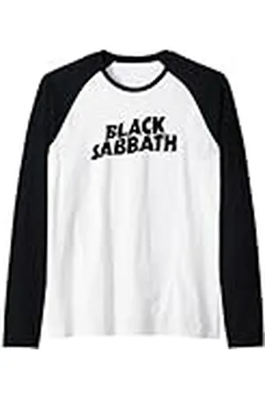 Black Sabbath Icónico estampado de música heavy metal Camiseta Manga Raglan