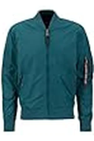 Alpha Industries MA-1 TT Chaqueta Bomber, Verde (Dark Petrol-353), L para Hombre