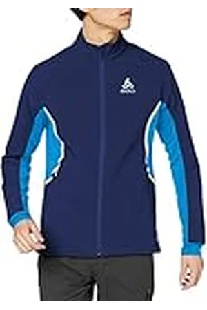 Odlo Aeolus Jacke Chaqueta para Hombre, Azul Estate-Directoire Azul, Small
