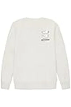 TOM TAILOR 1038269 Sudadera para niños, 32257-Blanco grisáceo, 164 cm