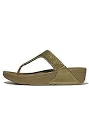 FitFlop Lulu Crystal Embellished Toe-Post Sandals, Sandalia Mujer, , 37 EU