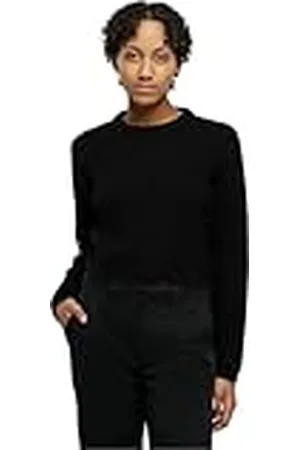 Urban classics Ladies Short Waffle Sweater Sudadera, , S para Mujer