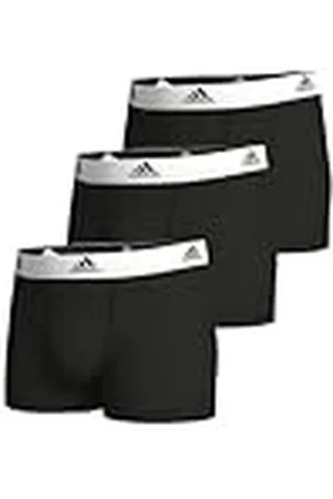 adidas Multipack Trunk (3 Unidades), Ropa interior Hombre, Negro 02, S