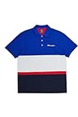 Champion Legacy Retro Sport Polo-Color Block S/S Camisa, , M Hombres