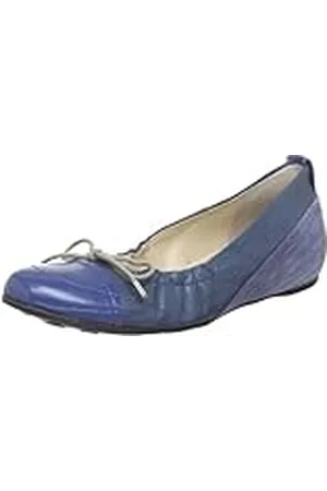 Högl Högl shoe fashion GmbH 5-100721-34630 - Bailarinas de Cuero para Mujer, Color Azul, Talla 37.5