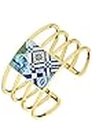 Christian Lacroix XF11014LD-M - Pulsera de latón bañado en Oro y Brillante para Mujer, Talla Mediana